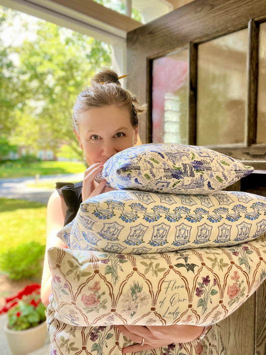 Flora of Our Lady Pillow