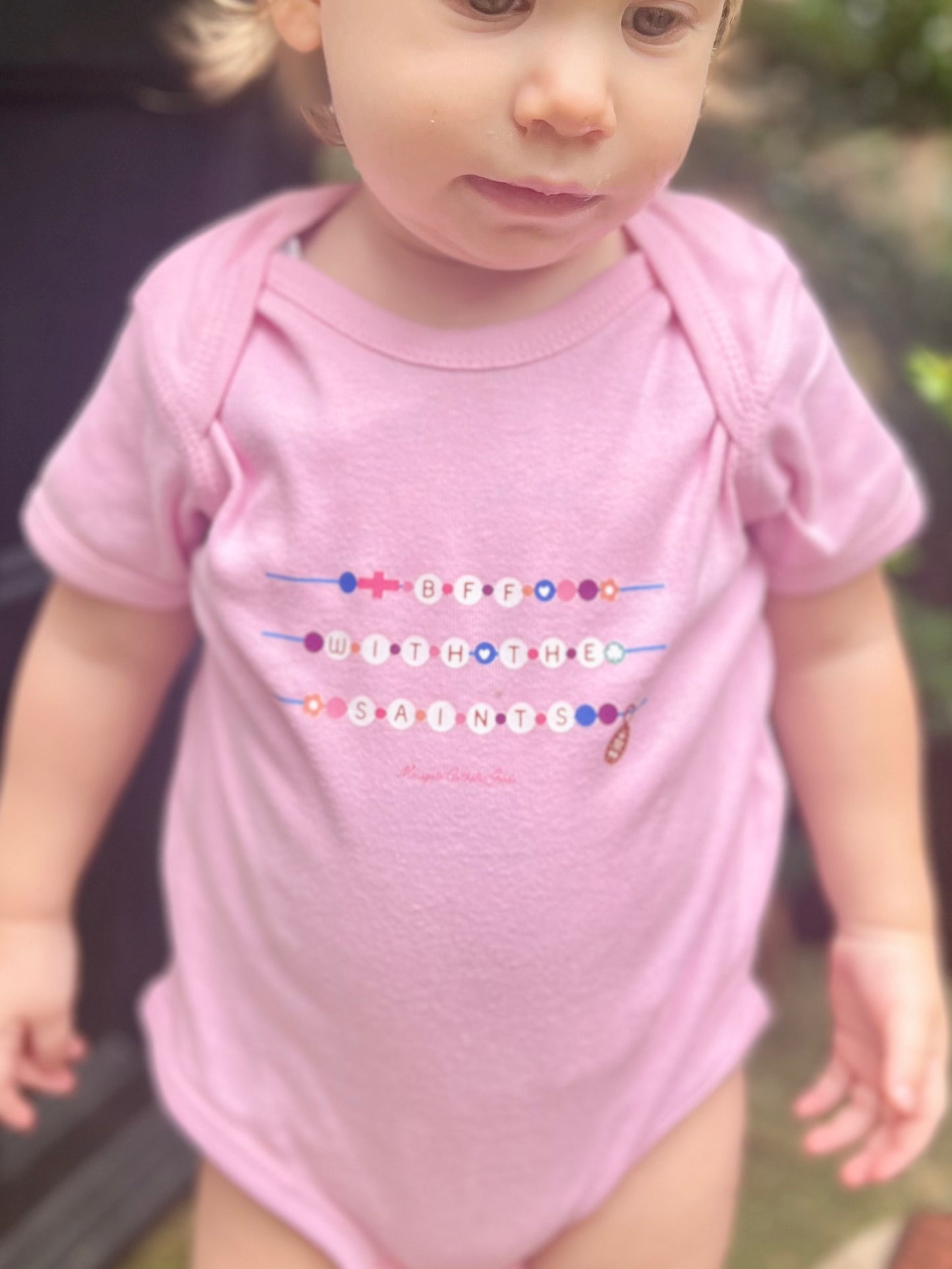 BFF with the Saints Baby Onesie