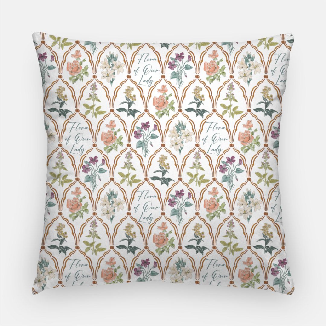 Flora of Our Lady Pillow