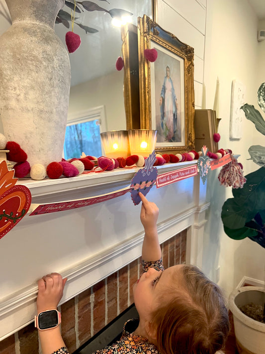 Holy Family Garland Printable