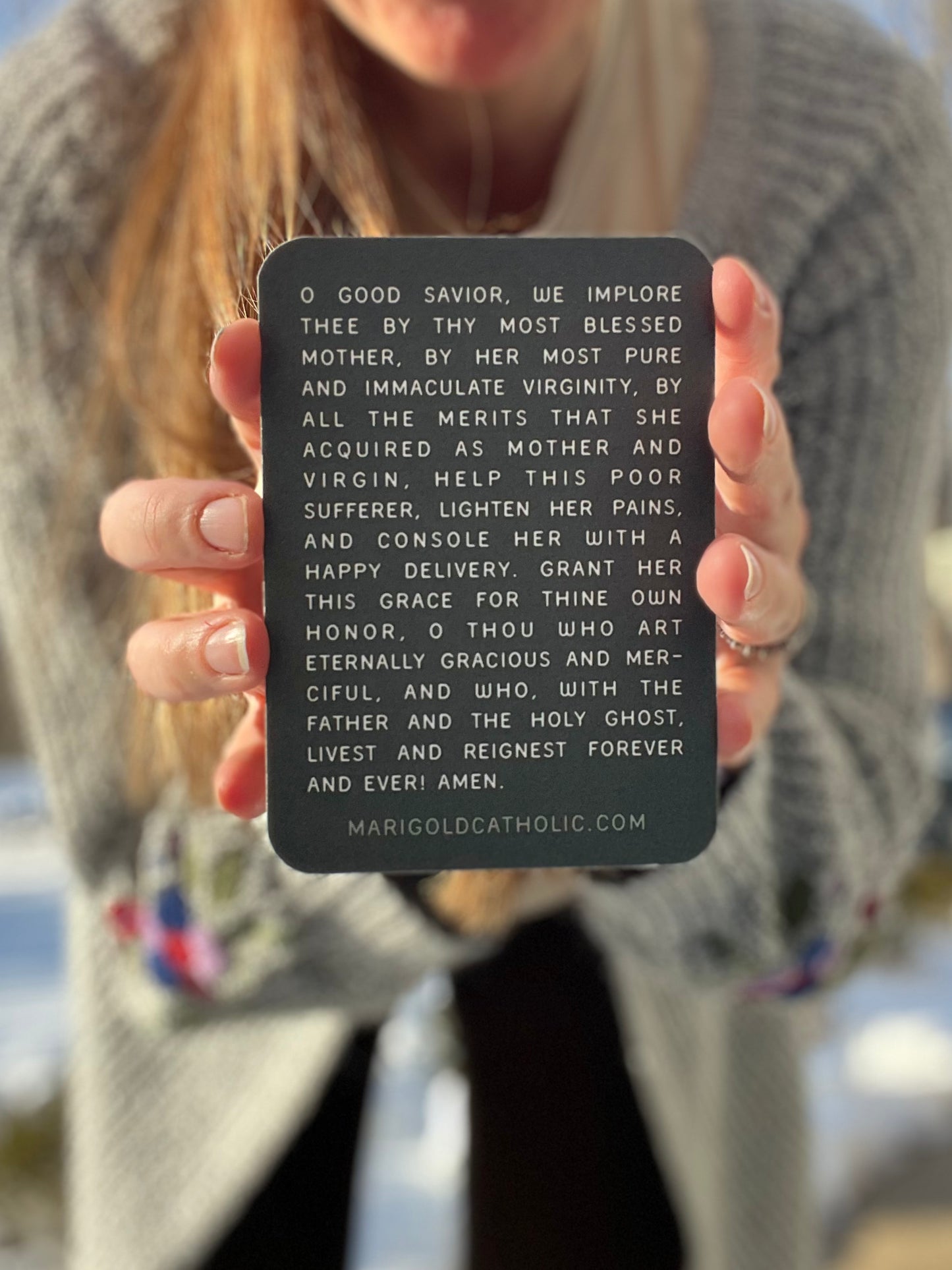 Birth Prayer Card
