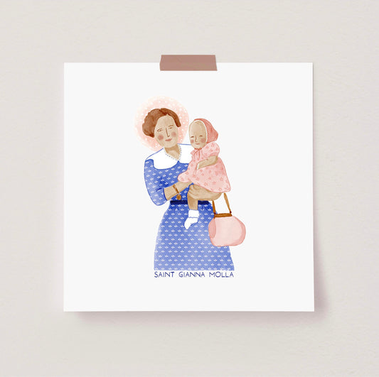 St. Gianna Print 8x8