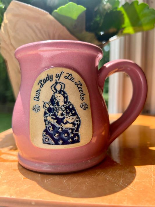 La Leche Pink Belly Mug